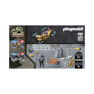 PLAYMOBIL 70909 Dino Rise Starter Pack Kampf gegen den Feuerskorpion