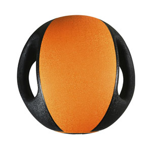 PURE2improve Medizinball mit Griffen 4kg