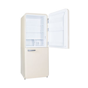 Kibernetik KSTK401 Retro Kühl-Gefrierkombination beige