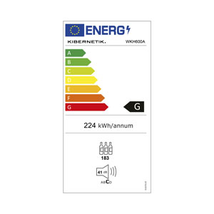 Kibernetik WKH600A Weinklimaschrank 2 Zonen 600 Liter