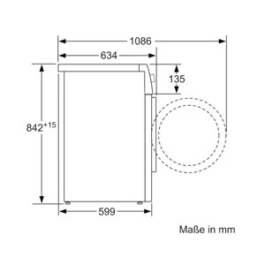 Bosch WQG233D40 8kg Wärmepumpentrockner