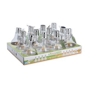 FS-STAR Solarlampe Birnenform LED