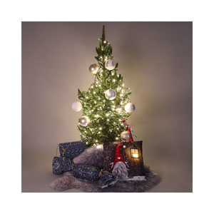 dameco LED Kissen Motiv: Wichtel und Laterne Grösse: 40cmx40cm