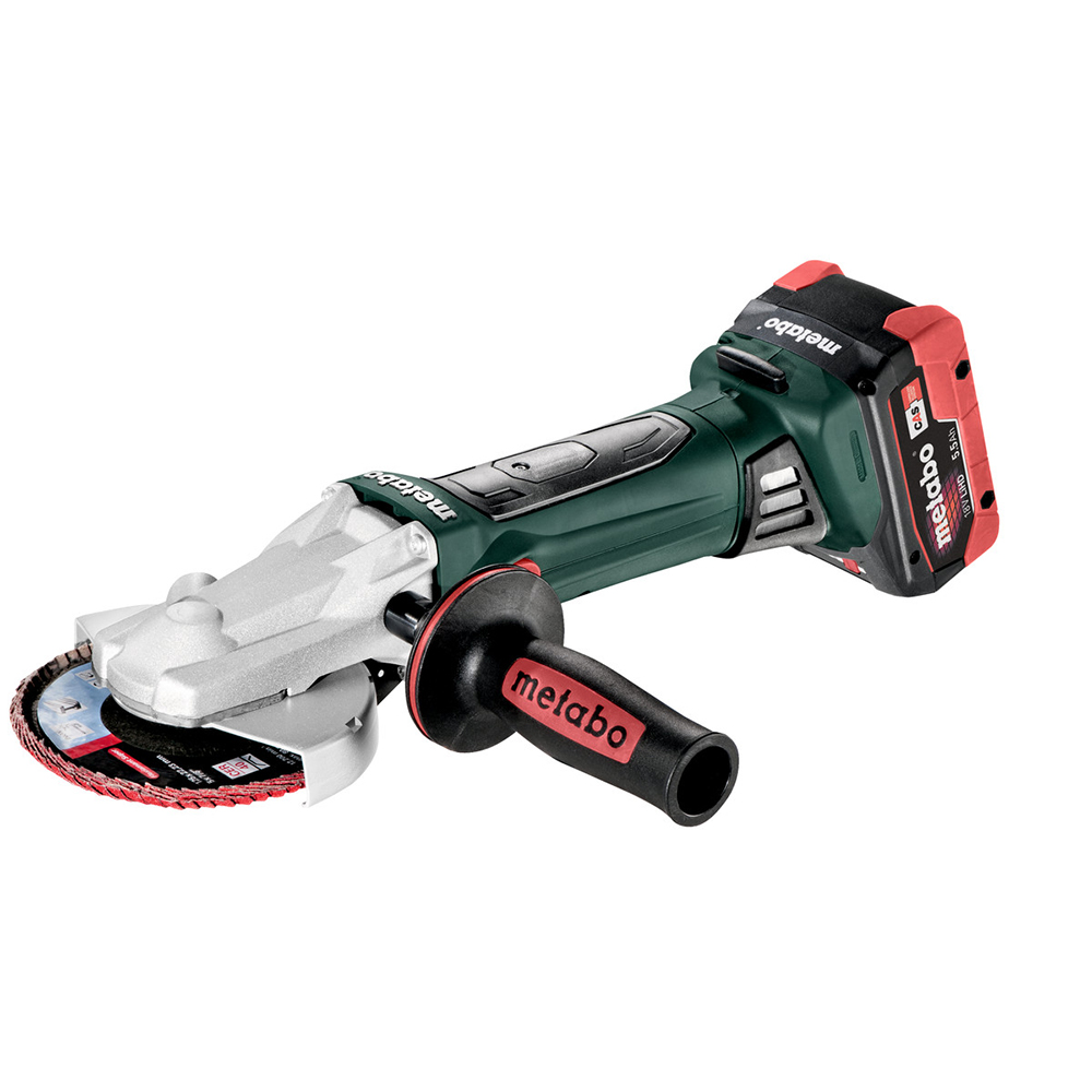 Metabo WF 18 LTX 125 Quick Akku-Flachkopfwinkelschleifer 2x LiHD 5.5Ah