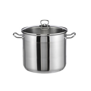 Universaltopf mit Glasdeckel 15ltr