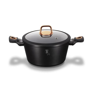 Berlinger Haus 10 pcs Marble Coating Cookware Set (Black Rose)