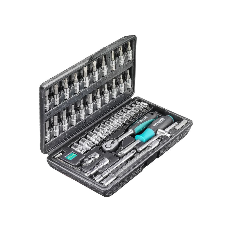 technocraft Steckschlüsselsatz 1/4" 46 tlg
