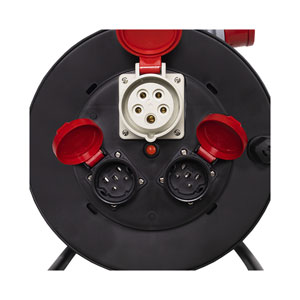 Ekström KR25M Kabelrolle 5x1.5mm2 1x CEE 16A & 2x T25