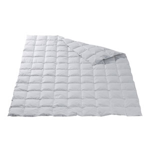 Sommer Duvet - Percale (100% Baumwolle) - Neue, reine Entendaunen weiss, 90%