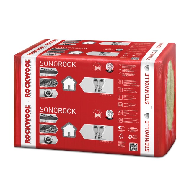 Rockwool Trennwandplatte Sonorock Typ 1 50mm 62.5x100cm 040