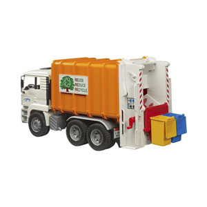 Bruder MAN Hecklader Müll-LKW