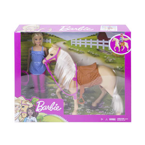 Barbie Puppe & Pferd