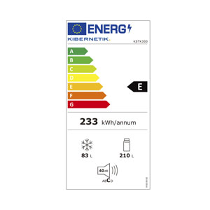 Kibernetik KG293 Kühl-Gefrierkombination No Frost Chromstahl