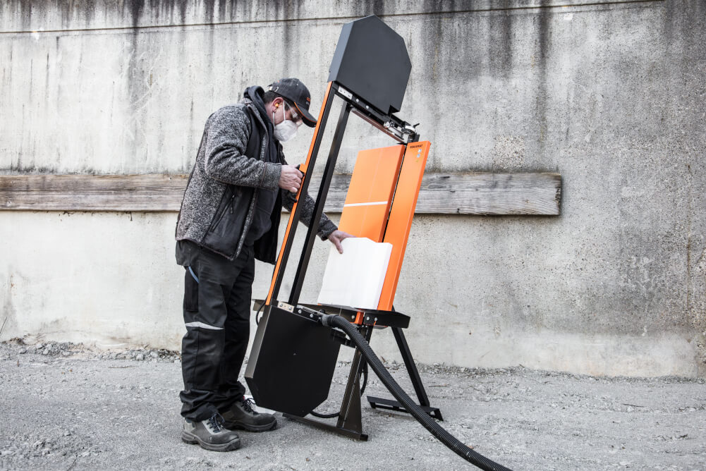 Rokamat Dämmstoffschneider Tigris 850 CX mit Akku