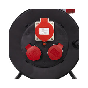 Ekström KR25M Kabelrolle 5x1.5mm2 1x CEE 16A & 2x T25