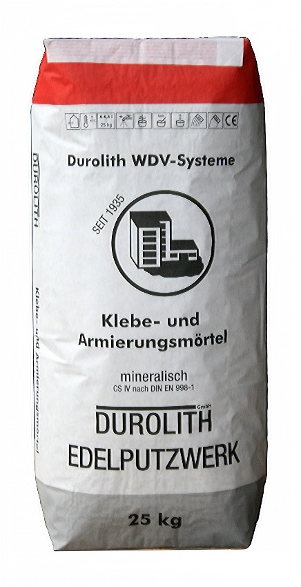 Klebe- und Armierungsmörtel Durolith KAM grau 25kg