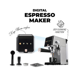 Berlinger Haus Espresso Kaffeemaschine 1.2L Black Rose Collection