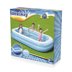 Bestway Family Pool eckig 262 x 175 x 51cm