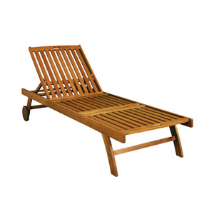 Contini Sonnenliege mit Kissen Taupe