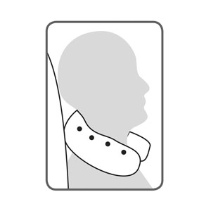 Dorbena Reisekissen mit Frotteebezug 32x30cm, Ø10cm , PE-Kügelchen