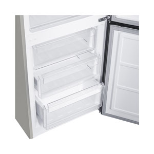 Kibernetik FSP Kühl-Gefrierkombination 293 Liter No Frost Chromstahl ( D )