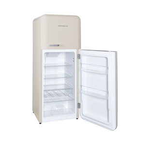 Kibernetik KSTK253 Retro Kühl-Gefrierkombination beige