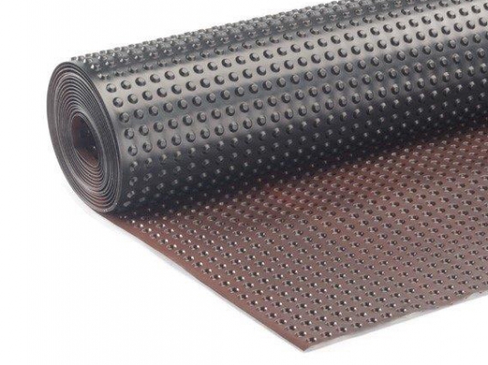 Noppenbahn 1m x 20m braun / Schutz-und Dränsystem für druckbelastbare, senkrechte und horizontale Untergründe/