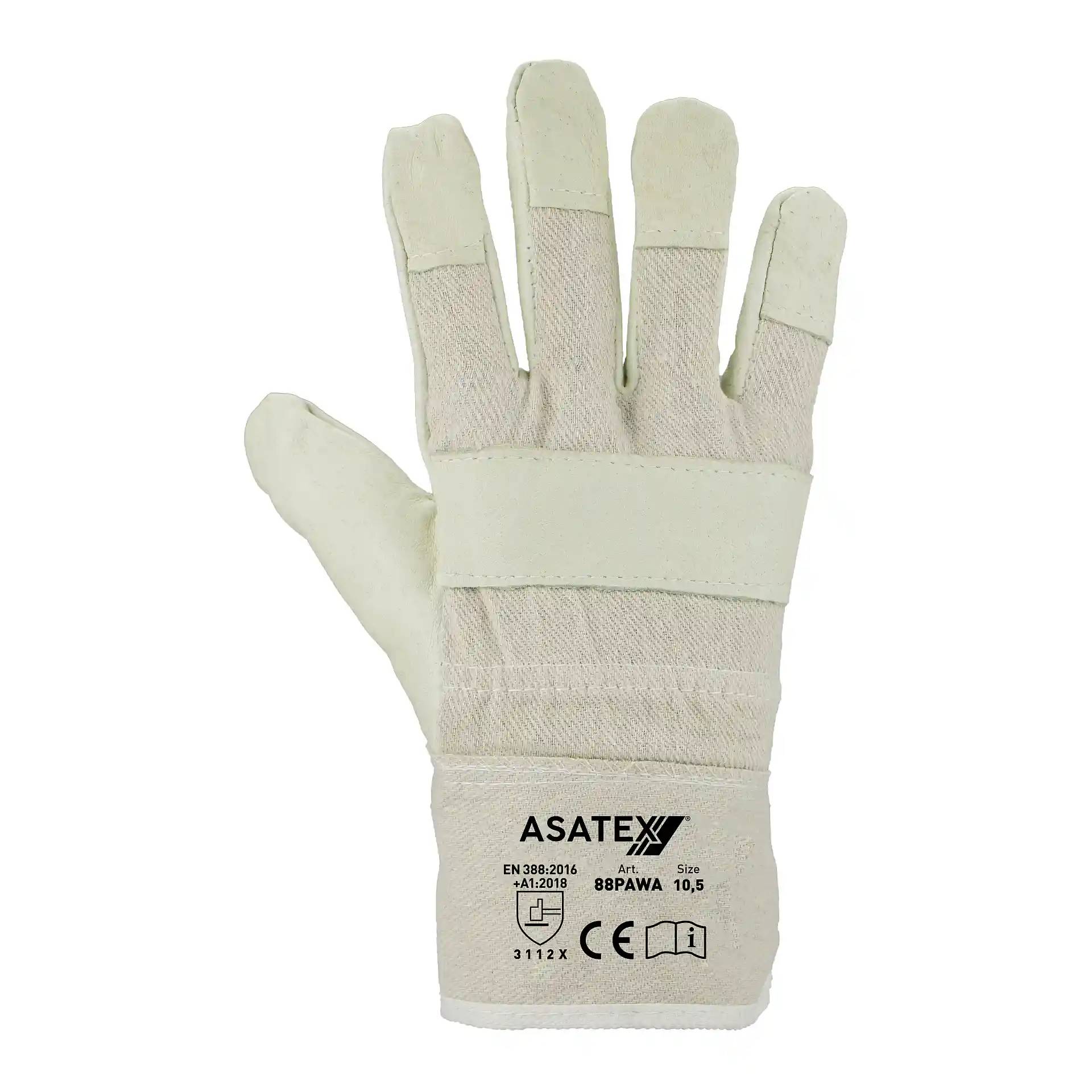 ASATEX Schweinsnarbenleder-Handschuh 88PAWA - Grösse 10.5