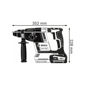 Bosch GBH 18V-26 Akku-Bohrhammer mit SDS plus