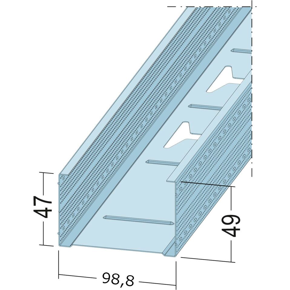 PROTEKTOR C-Wandprofil (CW 100-06) 5216400 / BND à 8 Stk. GB à 8 BND