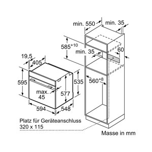 Bosch HBG7341B1 Einbaubackofen 230V