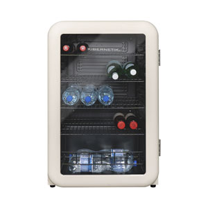 Kibernetik RKS130 Retro Getränkekühlschrank beige