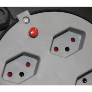 Ekström KR30M L Kabelrolle 3x1.5mm2, 4x T13