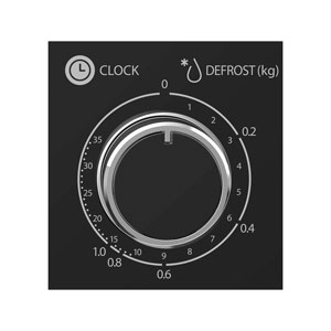 Rotel Mikrowelle mit Auftau- und Grillfunktion 20l