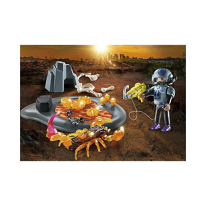 PLAYMOBIL 70909 Dino Rise Starter Pack Kampf gegen den Feuerskorpion