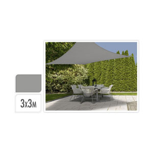 FS Star Sonnensegel 3x3m grau