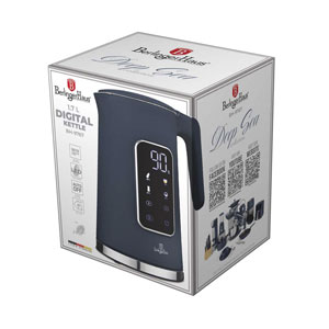 Berlinger Haus Wasserkocher 1.7L mit Digitalanzeige matt blue Deep Sea Collection