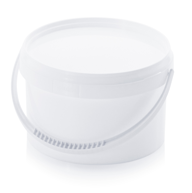 Eimer Rund Kunststoff 3,2 l mit Deckel, mit Bügel