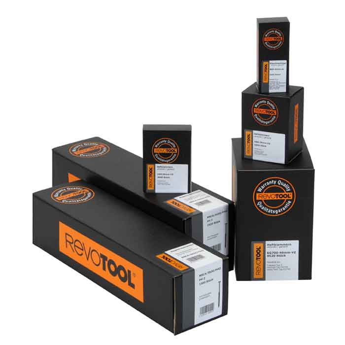 Heftklammern Revotool 40mm verzinkt