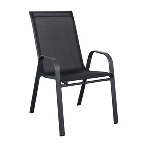 CONTINI Gartenstuhl Aurora, schwarz