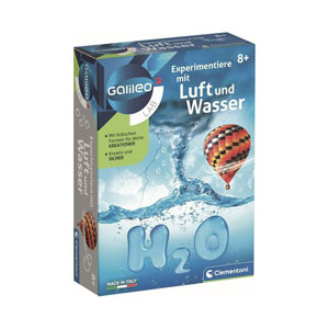 Clementoni Galileo Experimentiere mit Luft und Wasser