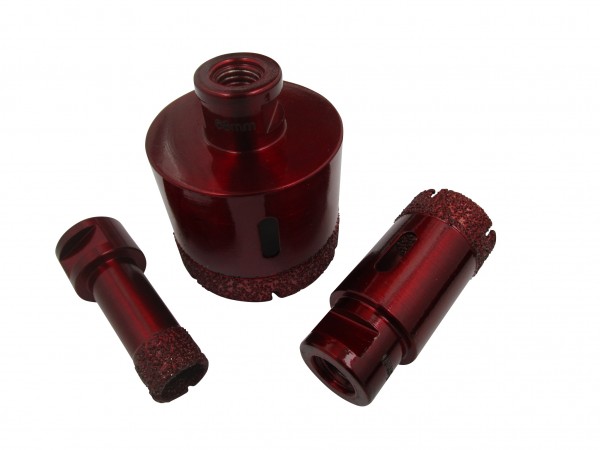 Fliesenbohr.-Trocken Rot 8mm M14 Wachs