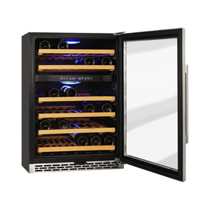 Kibernetik WKH46F01 Weinklimaschrank Chromstahl