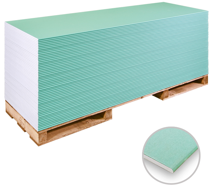 Rigips 1-Mann-Feuchtraumplatte “Die Grüne“ 12,5