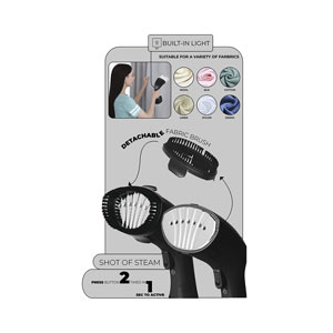 Berlinger Haus Handdampfbügeleisen 1500W Black Rose Collection