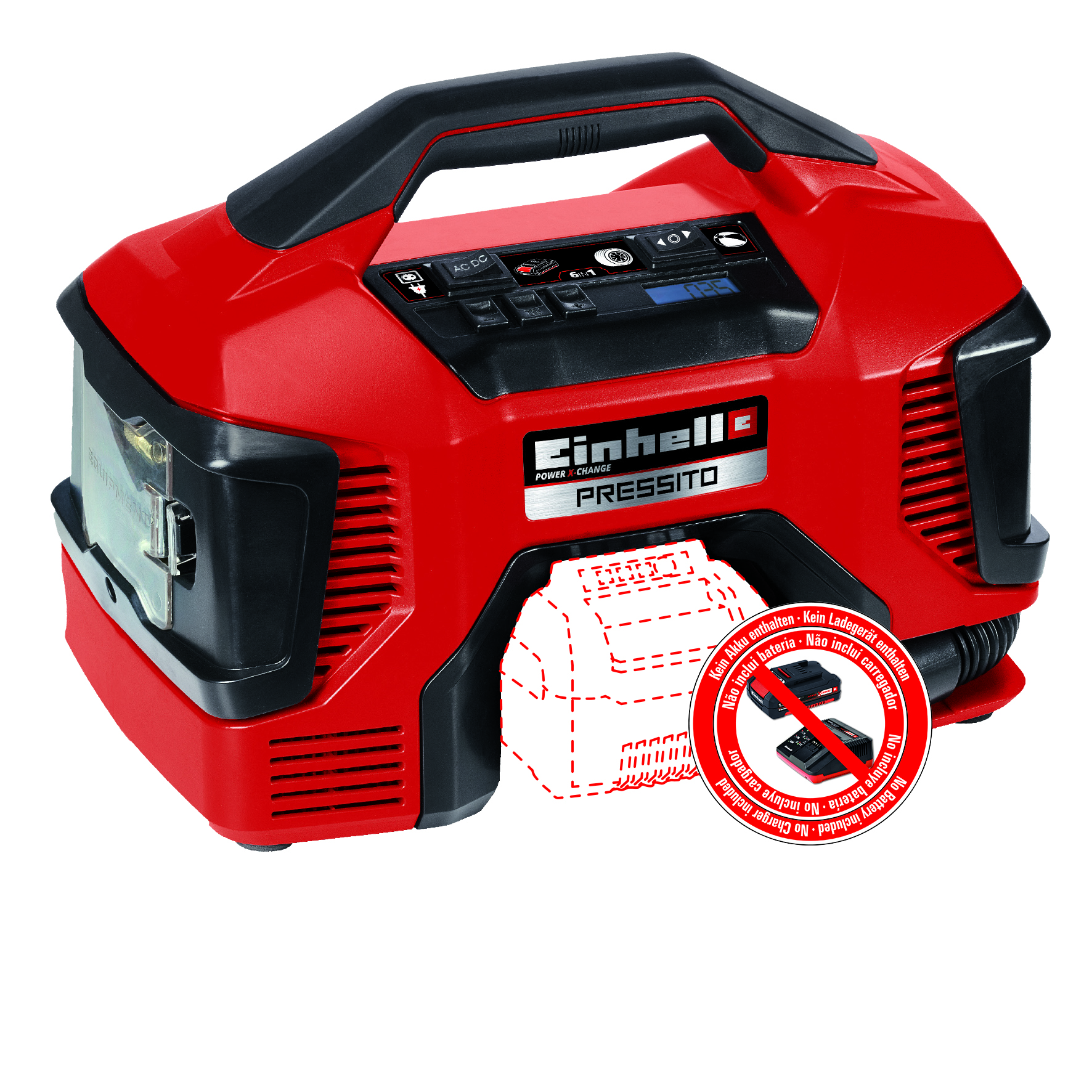 Einhell PRESSITO - Solo Akku-Hybrid-Kompressor