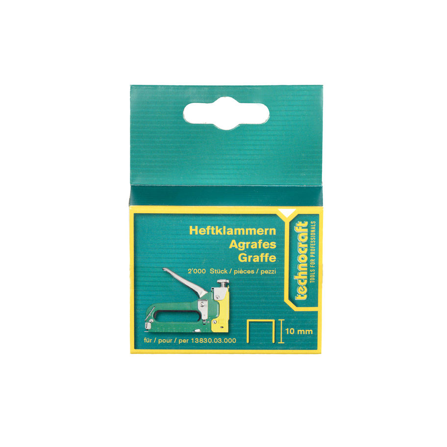 technocraft Heftklammern 14mm 2'000VPE