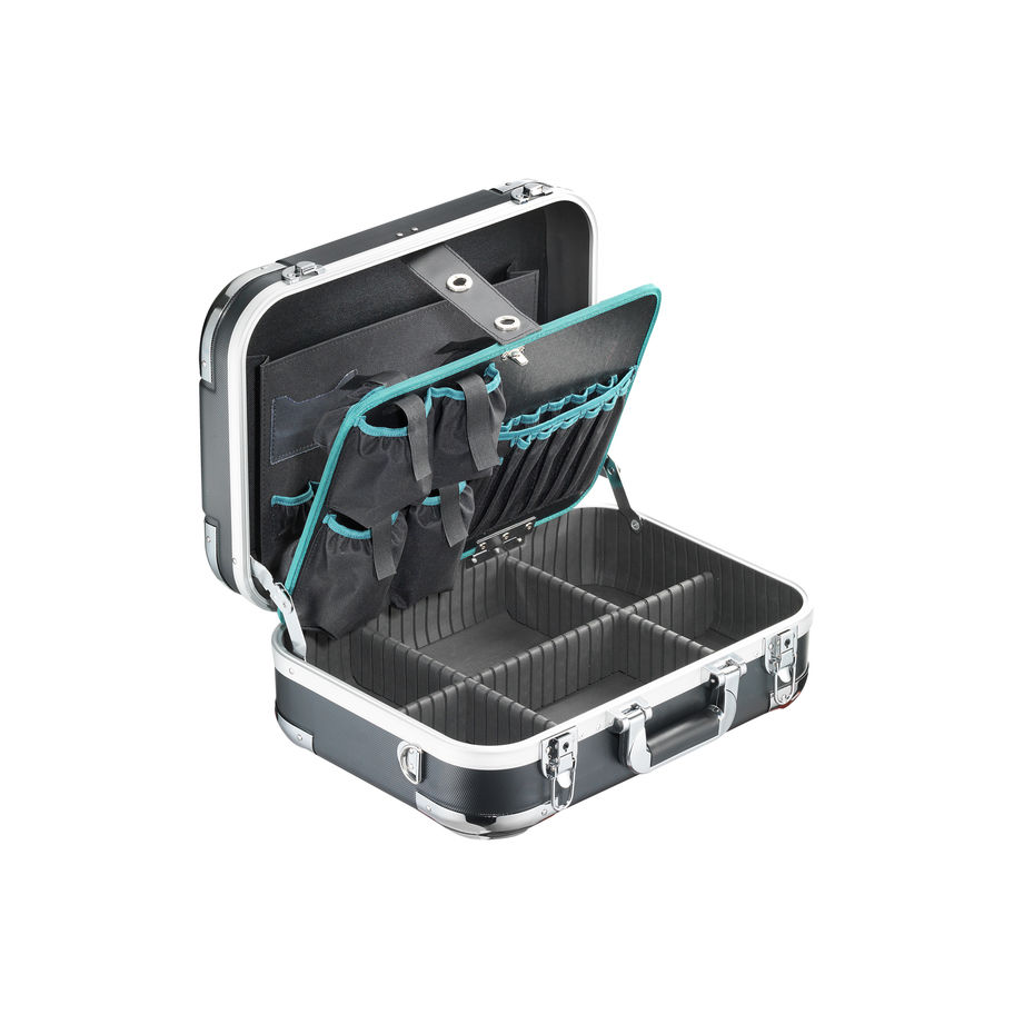 technocraft ABS-Werkzeug-Koffer "PRO CHROME" leer