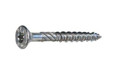 Spannplattenschrauben 5x90mm X25 mit Fräsrippen