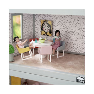 LUNDBY Puppenhauszubehör Esszimmer Set